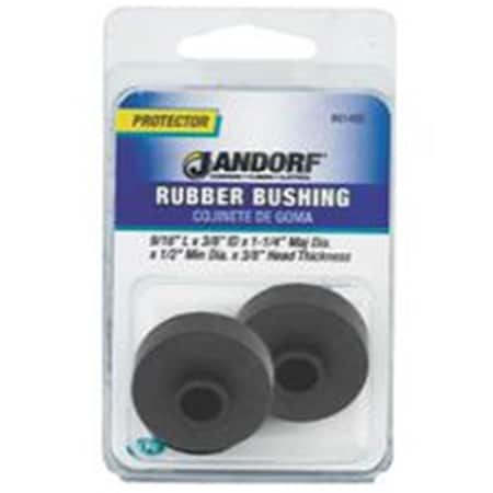 Jandorf Bushing Rubber, 3/8 in, Rubber 3395456